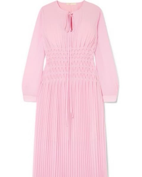 Maje pink ruffle mermaid dress - Image 4