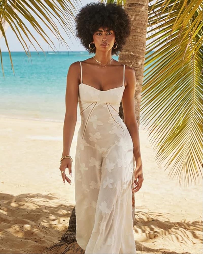 Elegant Floral Maxi Dress - Image 5