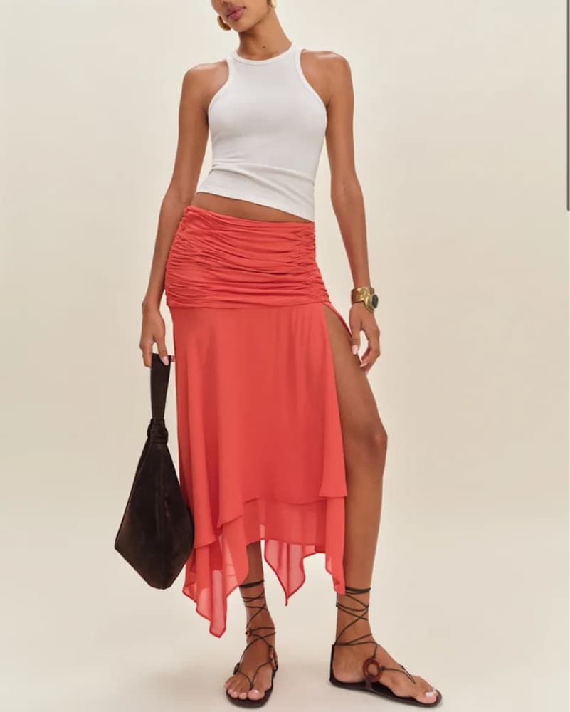 Reformation Julianna Low Rise Skirt - Image 1