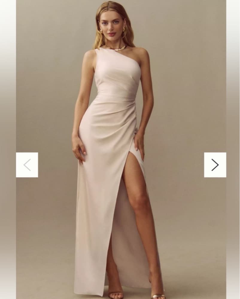BHLDN Scottie Elegant One-Shoulder Gown - Image 1