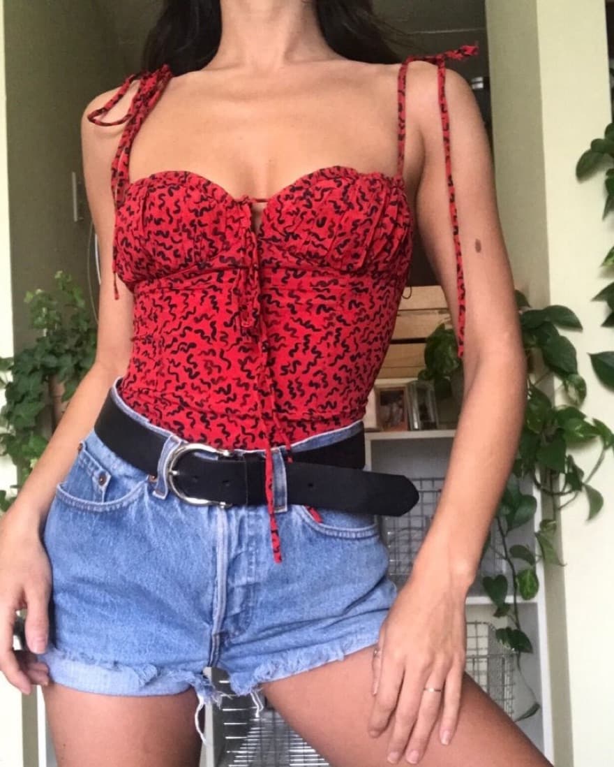 Realisation Par Red Ana Bustier Camisol - Image 3