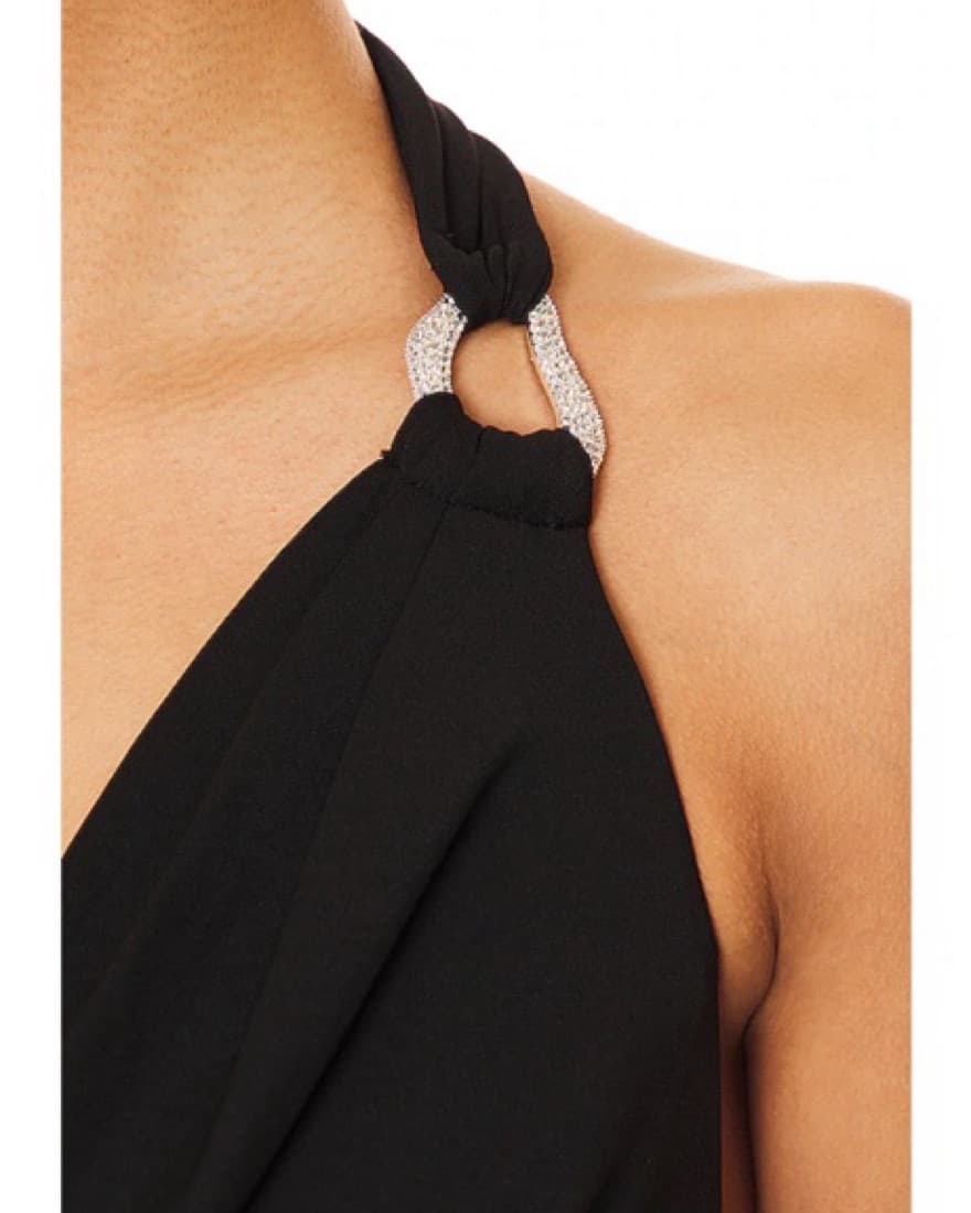  Camila Coelho Trinidad Gown in Black - Image 3