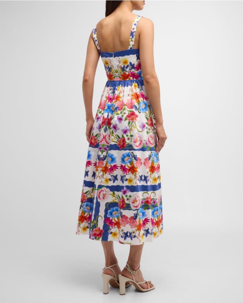 Borgo De Nor Ninet Floral Cotton Dress - Image 4