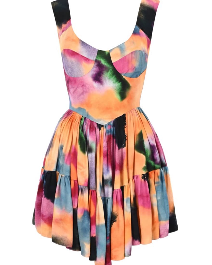 Multi Color Mini Dress - Image 3