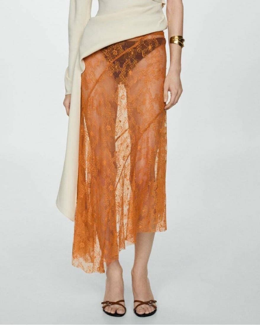 Mango Orange Skirt - Image 2