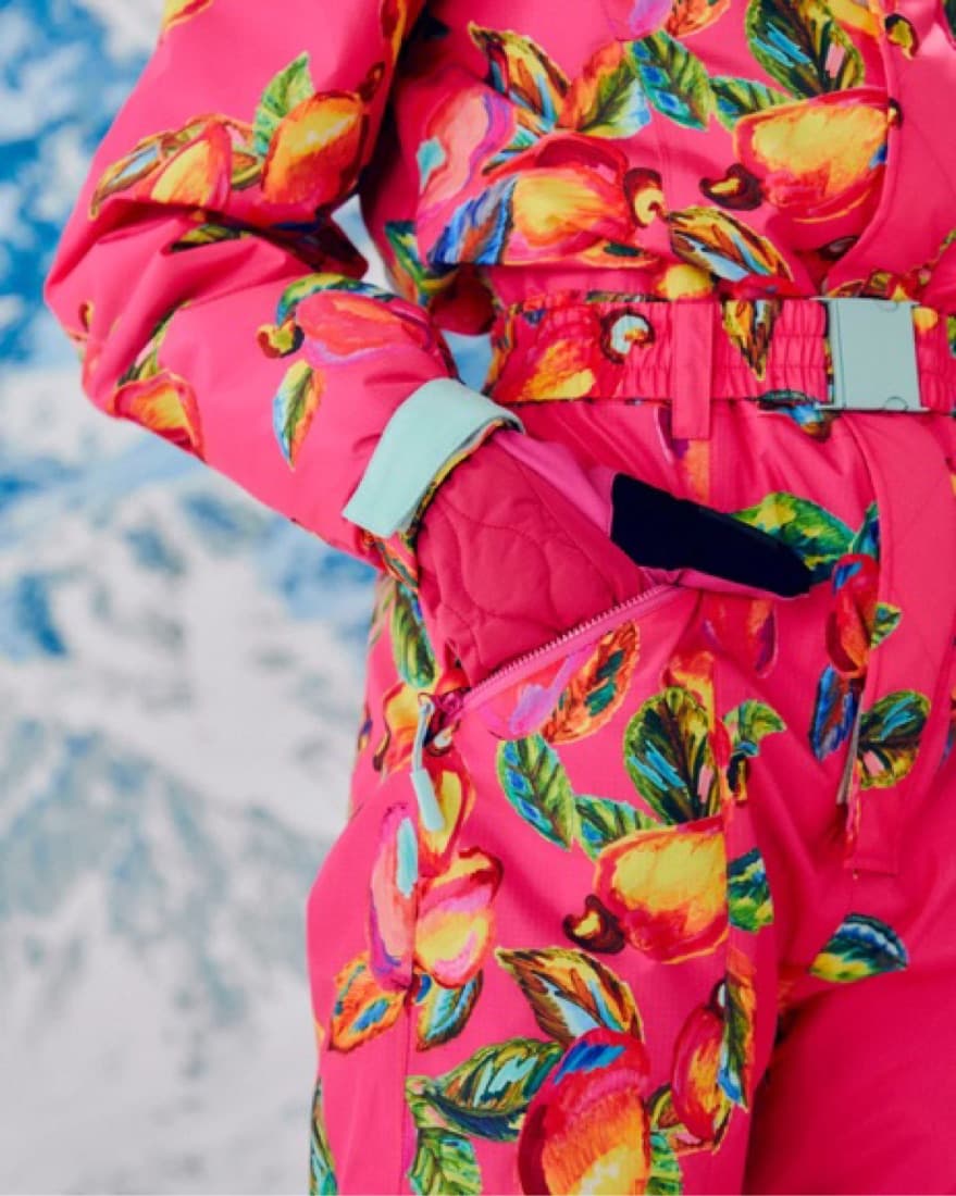 Pink Ski Suit / Farm Rio Ski Jumpsuit - Image 5