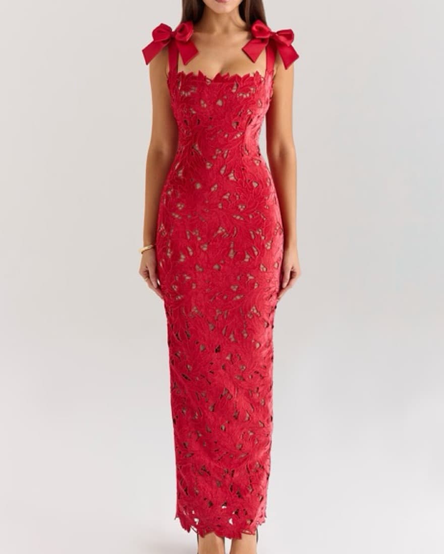 House of CB Tiff Velvet Maxi Dress  - Image 1
