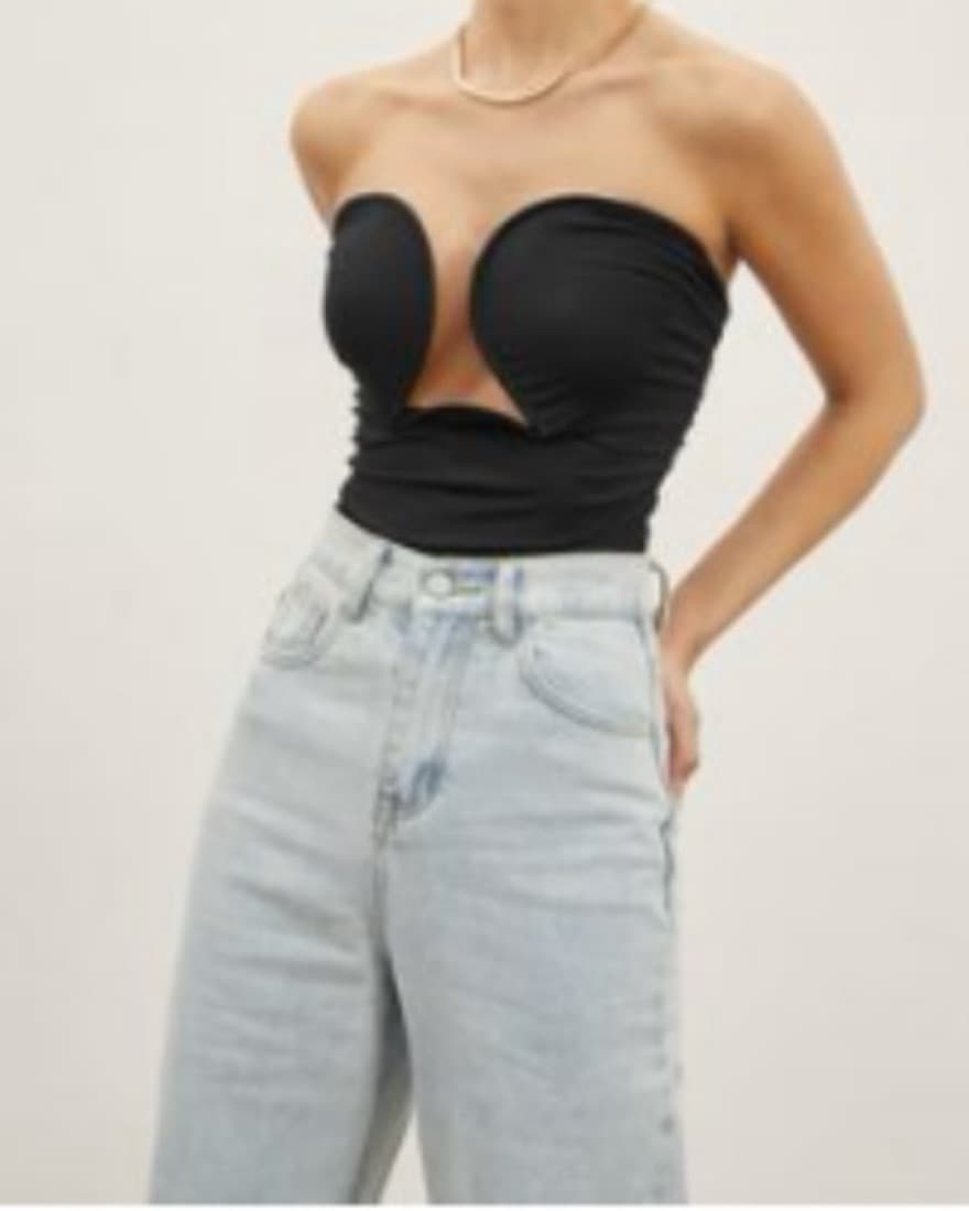 Black Going Out Body Suit  - Image 1