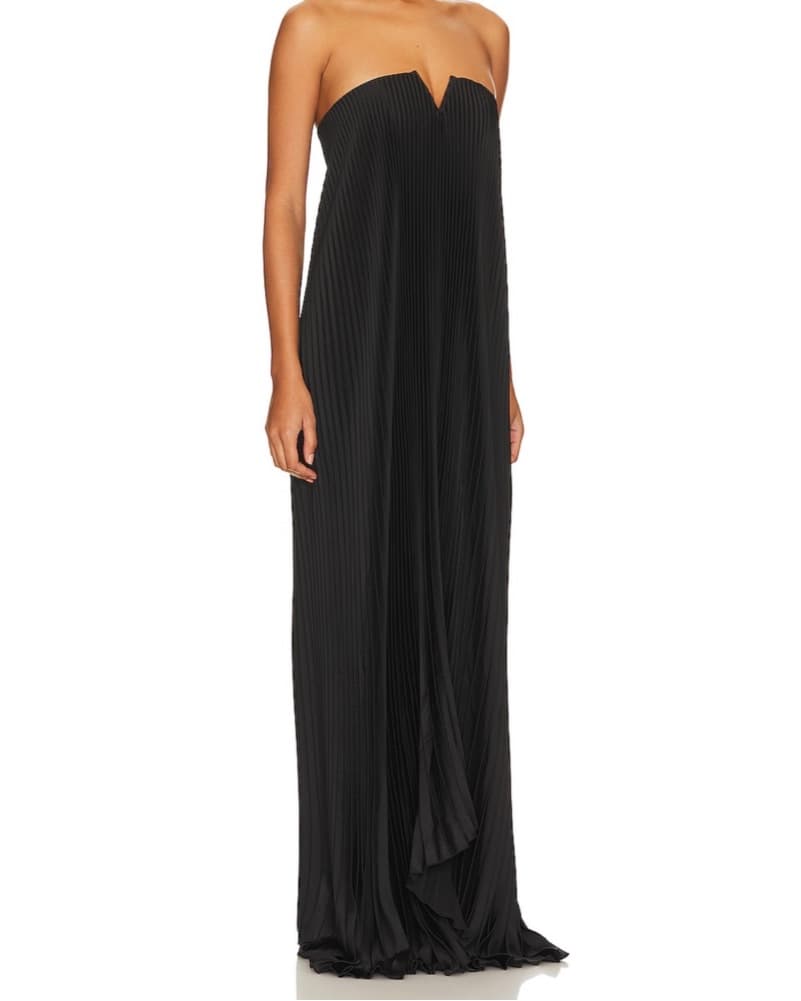 L’idee Black Tie Gown In Noir - Image 5