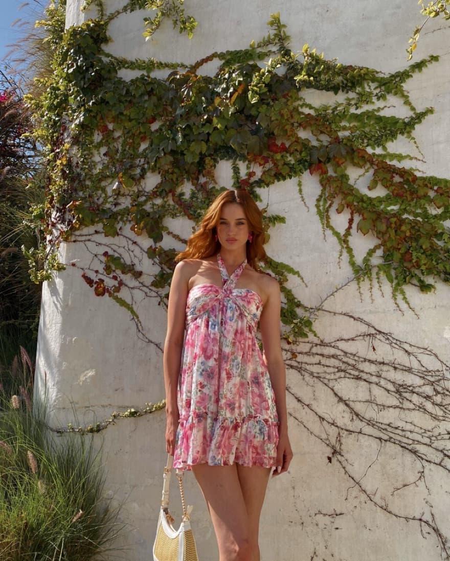 Lulus Floral Summer Dress - Image 1