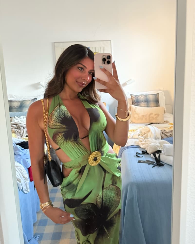 REEDI MAXI DRESS AMARA MATCHA - Image 3