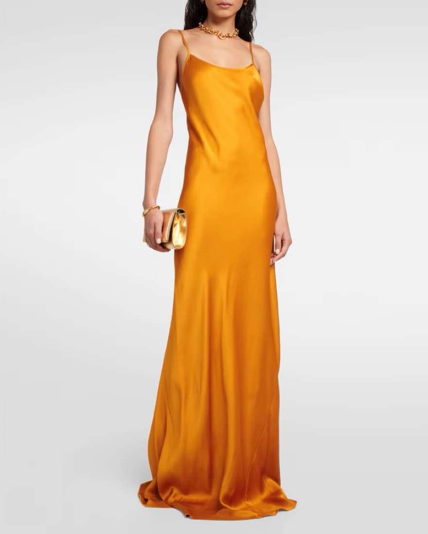 Victoria Beckham Cami Satin Gown - Image 1