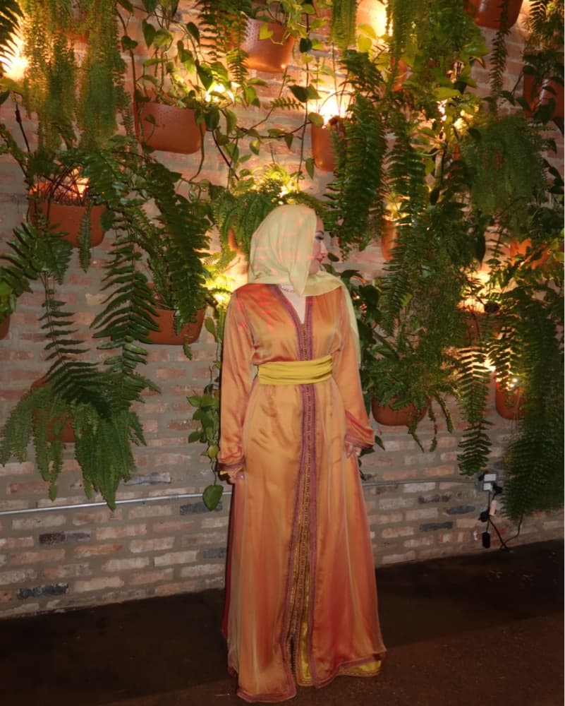 SELHYAN Orange kaftan/caftan - Image 2