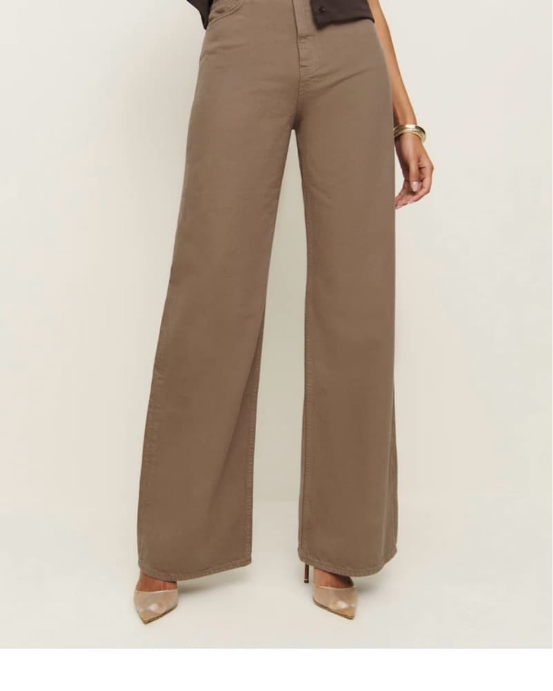 Cary High Rise Slouchy Wide Leg Jeans - Image 1