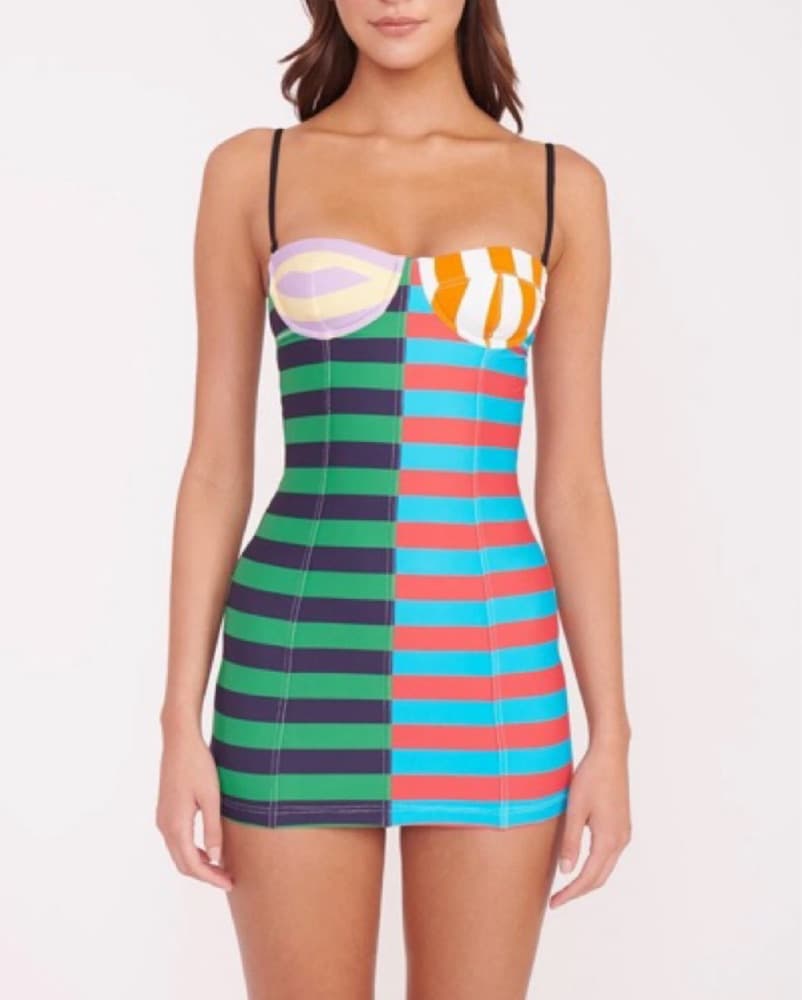 Staud Maeve Swim Dress - Image 1