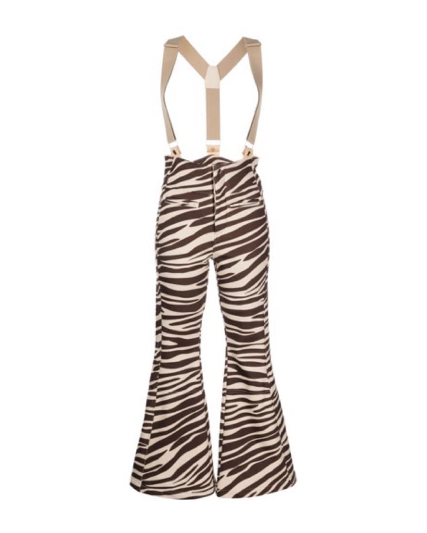$425 Cynthia Rowley Zebra Ski Pants - Image 1