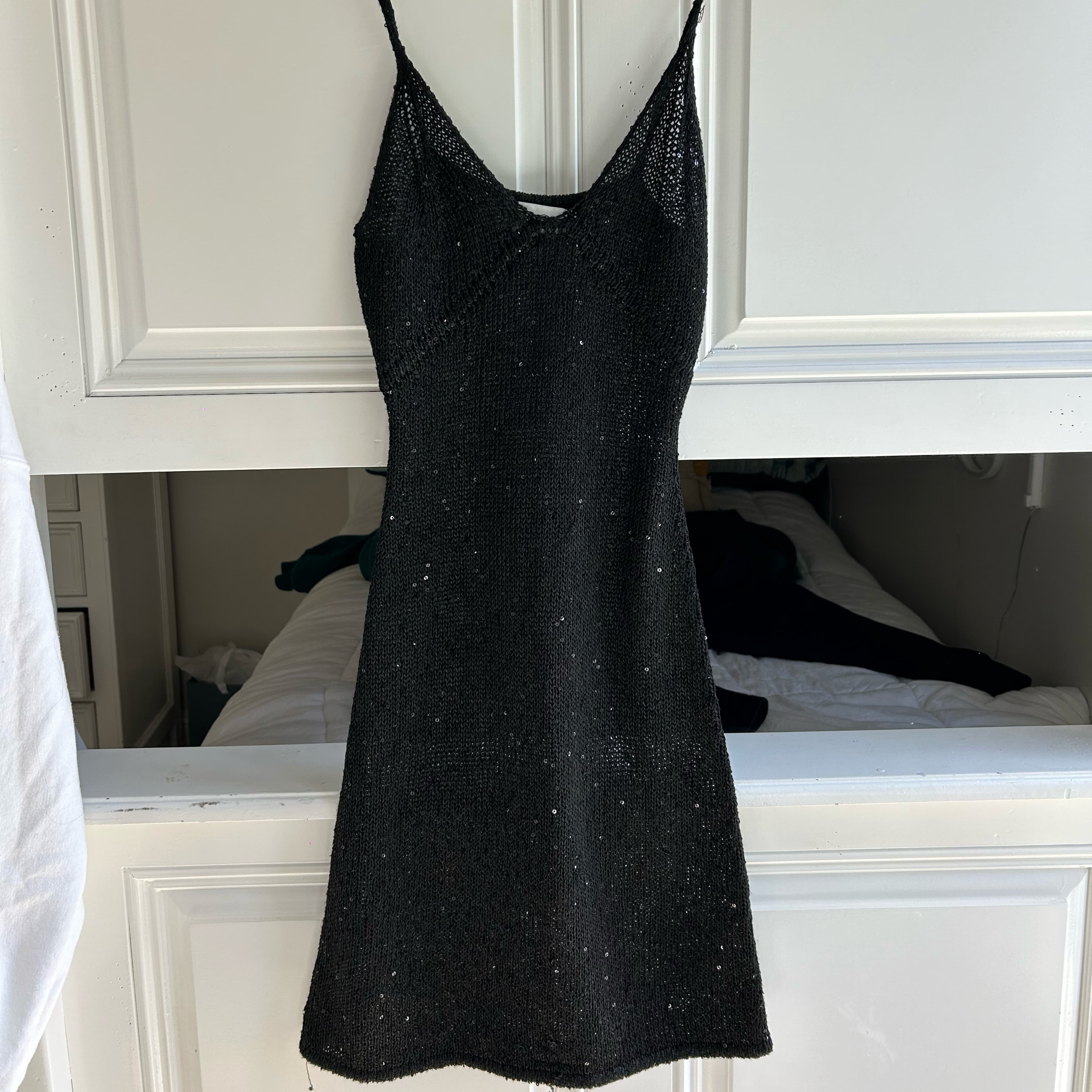 Asta Resort Black Mini Dress - Image 3