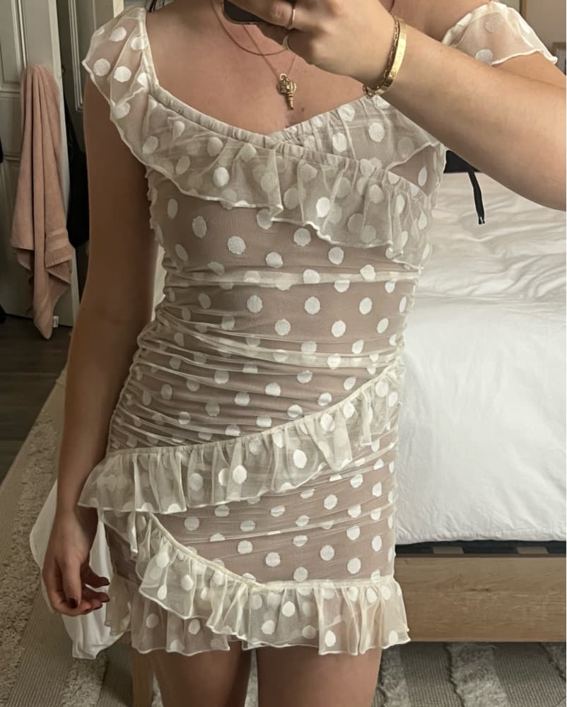 Majorelle Dot Dress - Image 2