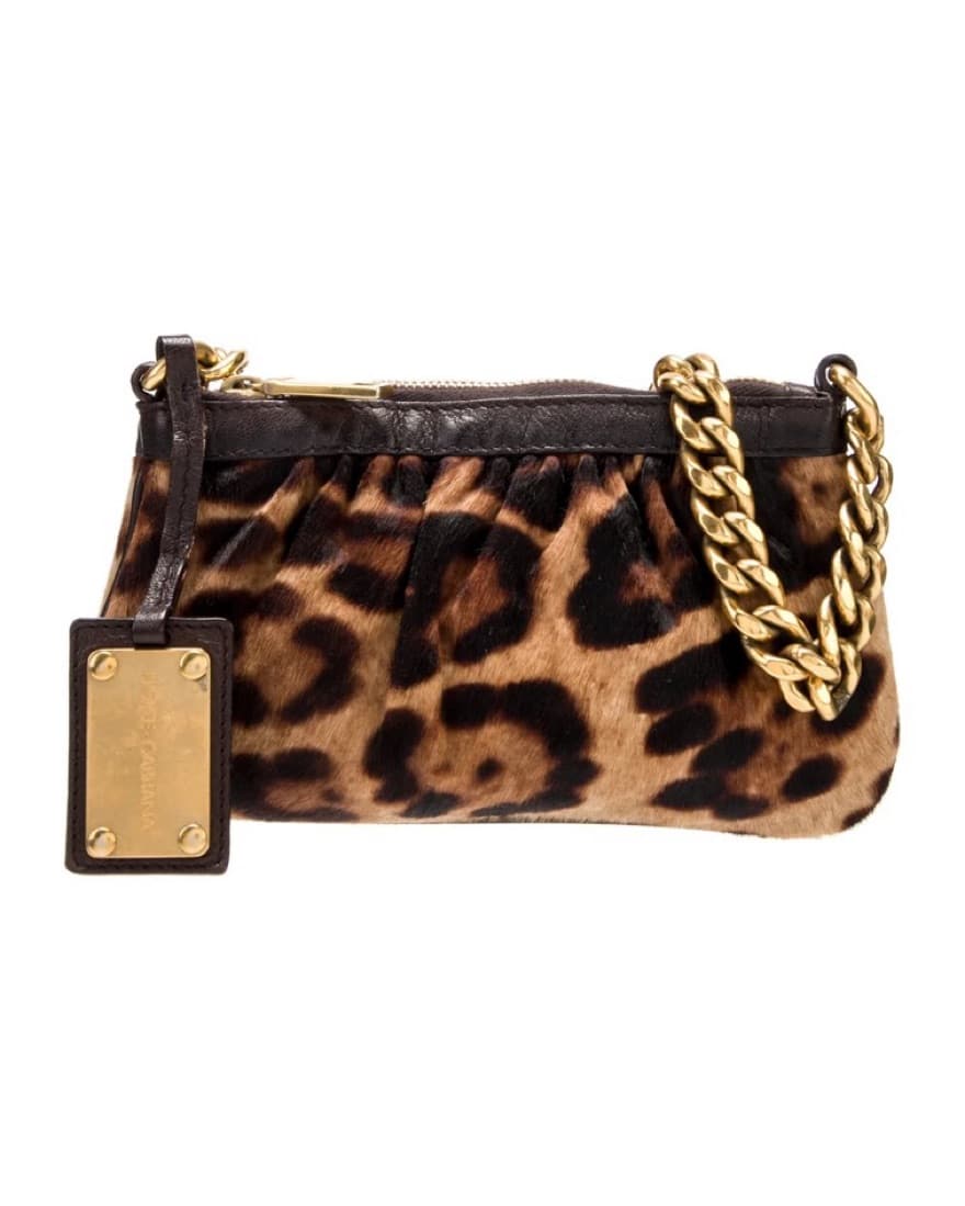 Dolce & Gabbana Cheetah Shoulder Bag - Image 1