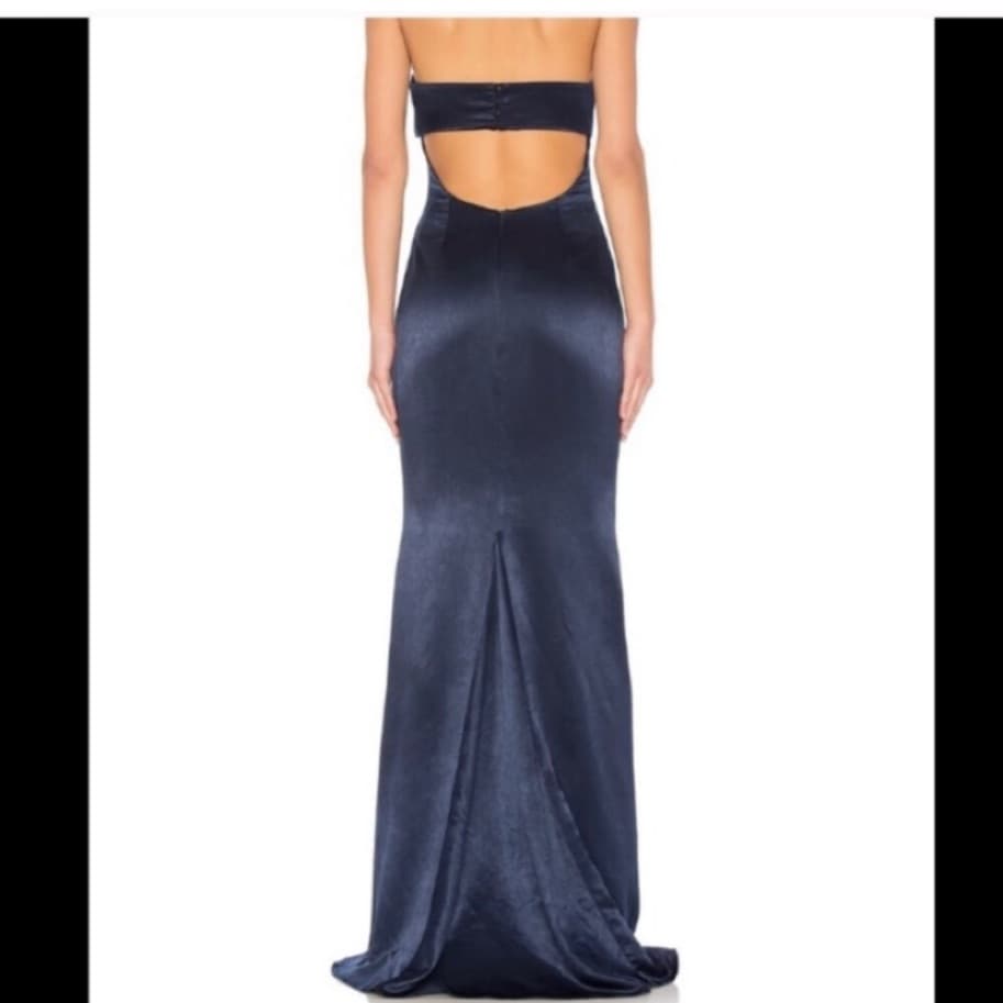 Lovers and Friends Navy Blue Gown - Image 3