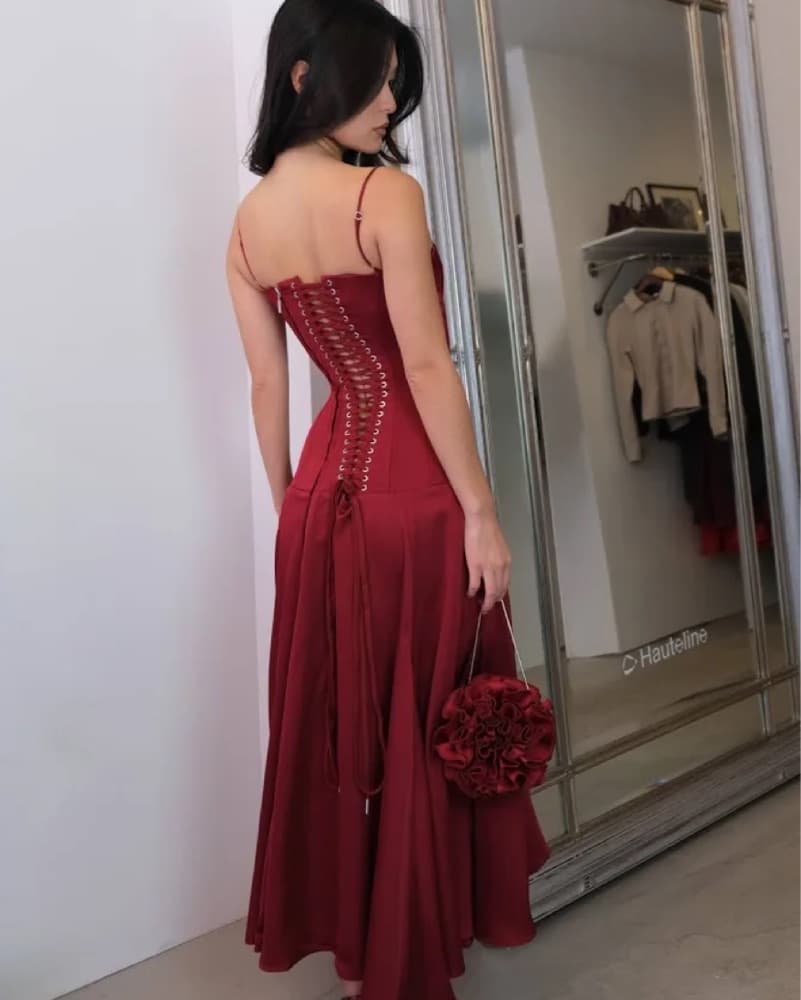 Fanci Club Clavicle Corset Dress  - Image 2