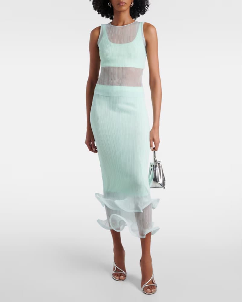 SIMKHAI Seafoam Skirt Set  - Image 1