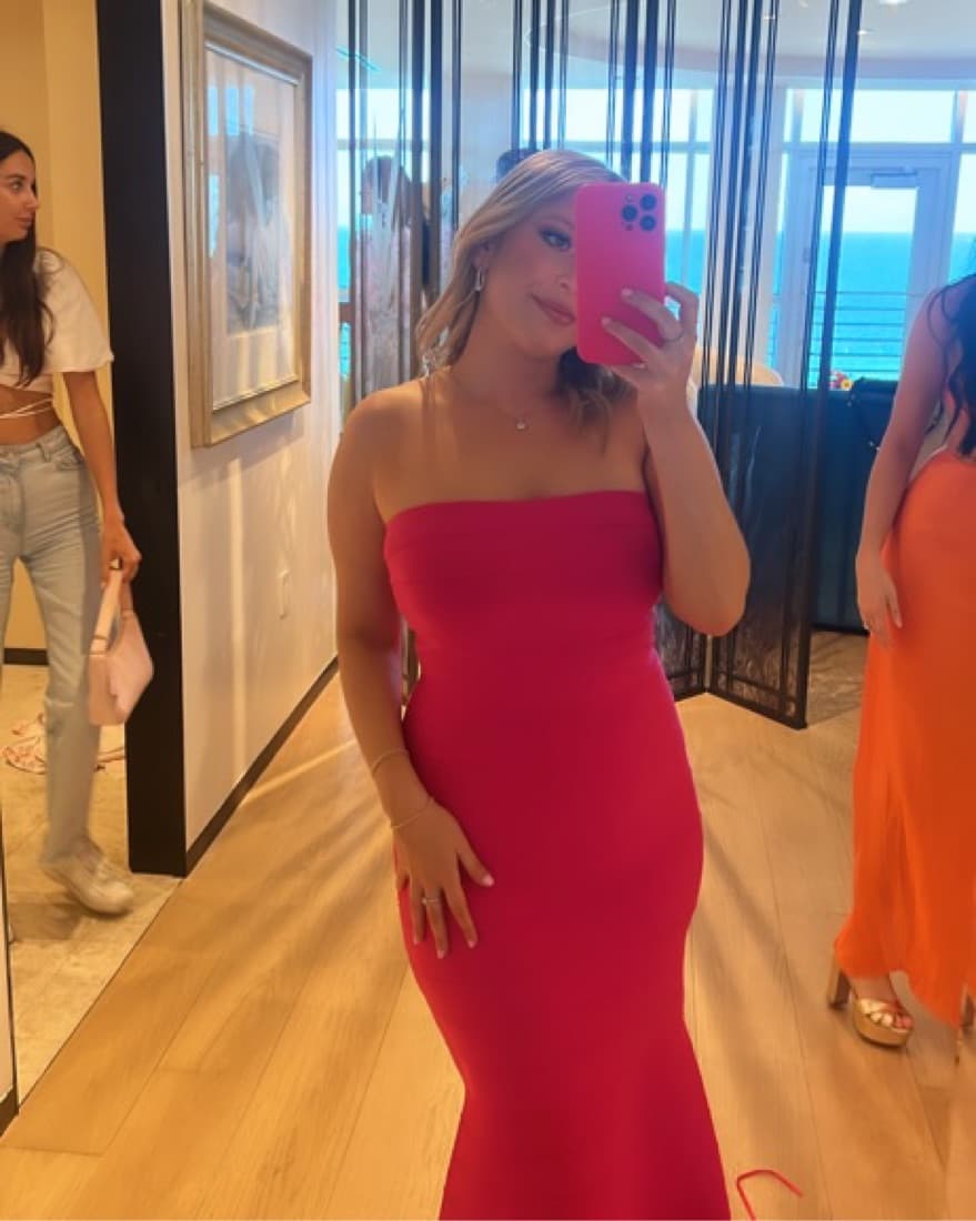Hot Pink Bebe Dress - Image 2