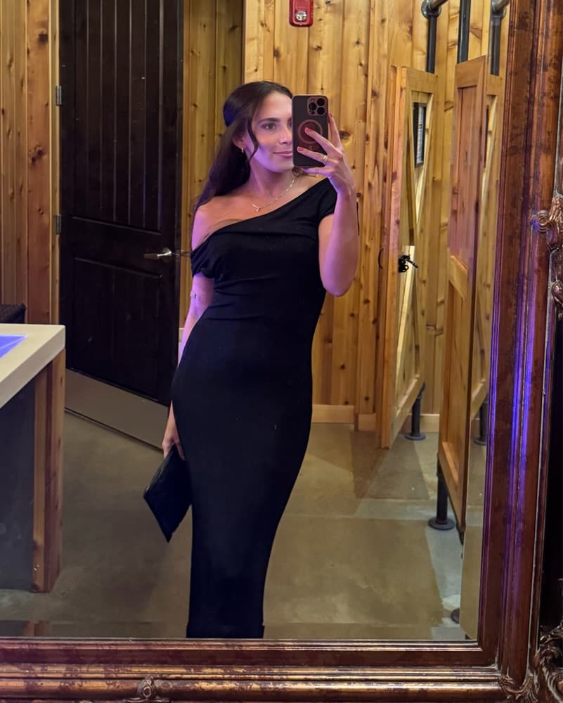 Black/Brown Reversible Dress  - Image 2
