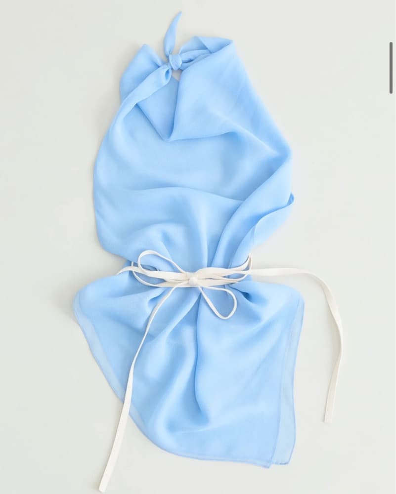 Tae Park Sheer Kite Top Blue Moon - Image 4