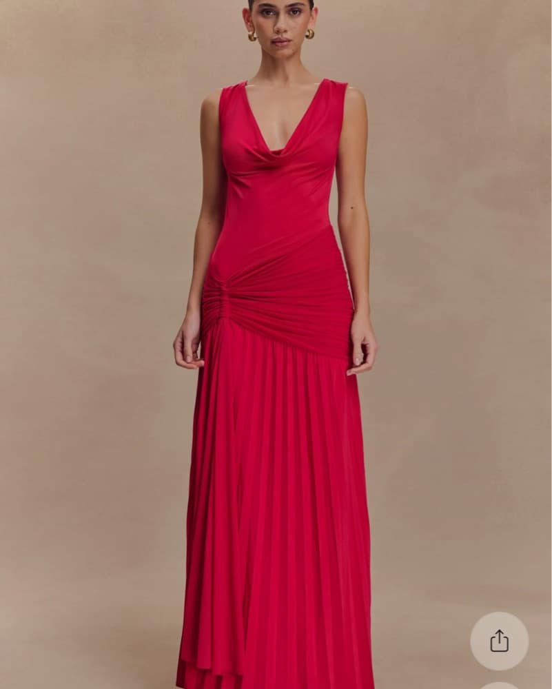 Meshki Red Dania Dress - Image 4