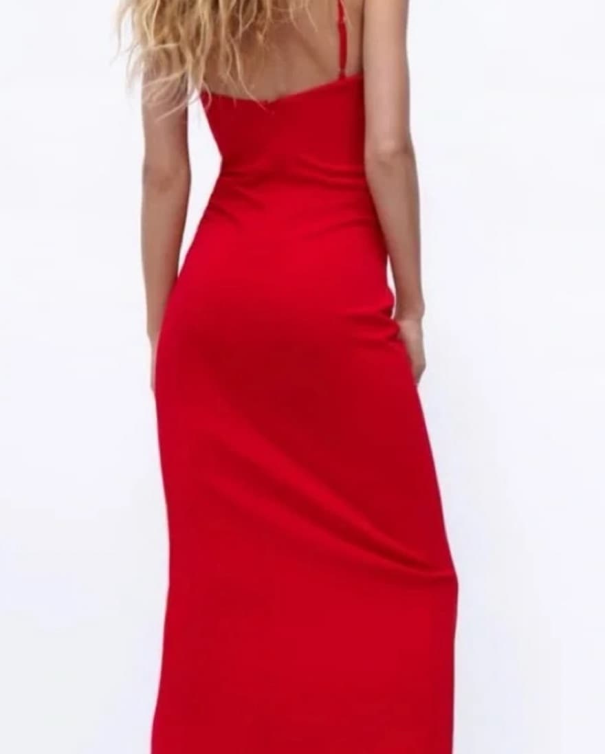 Red Zara Dress - Image 2