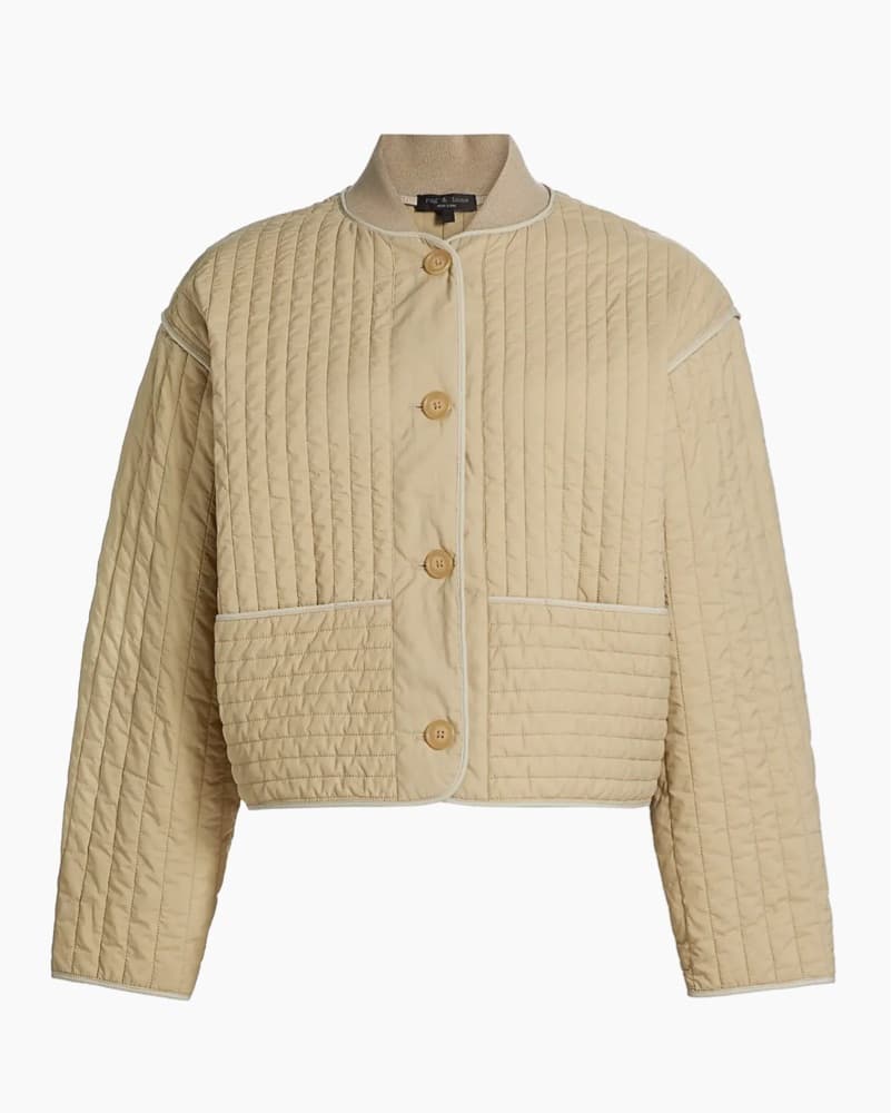 rag & bone Bobbi Cropped Quilted Jacket - Image 2
