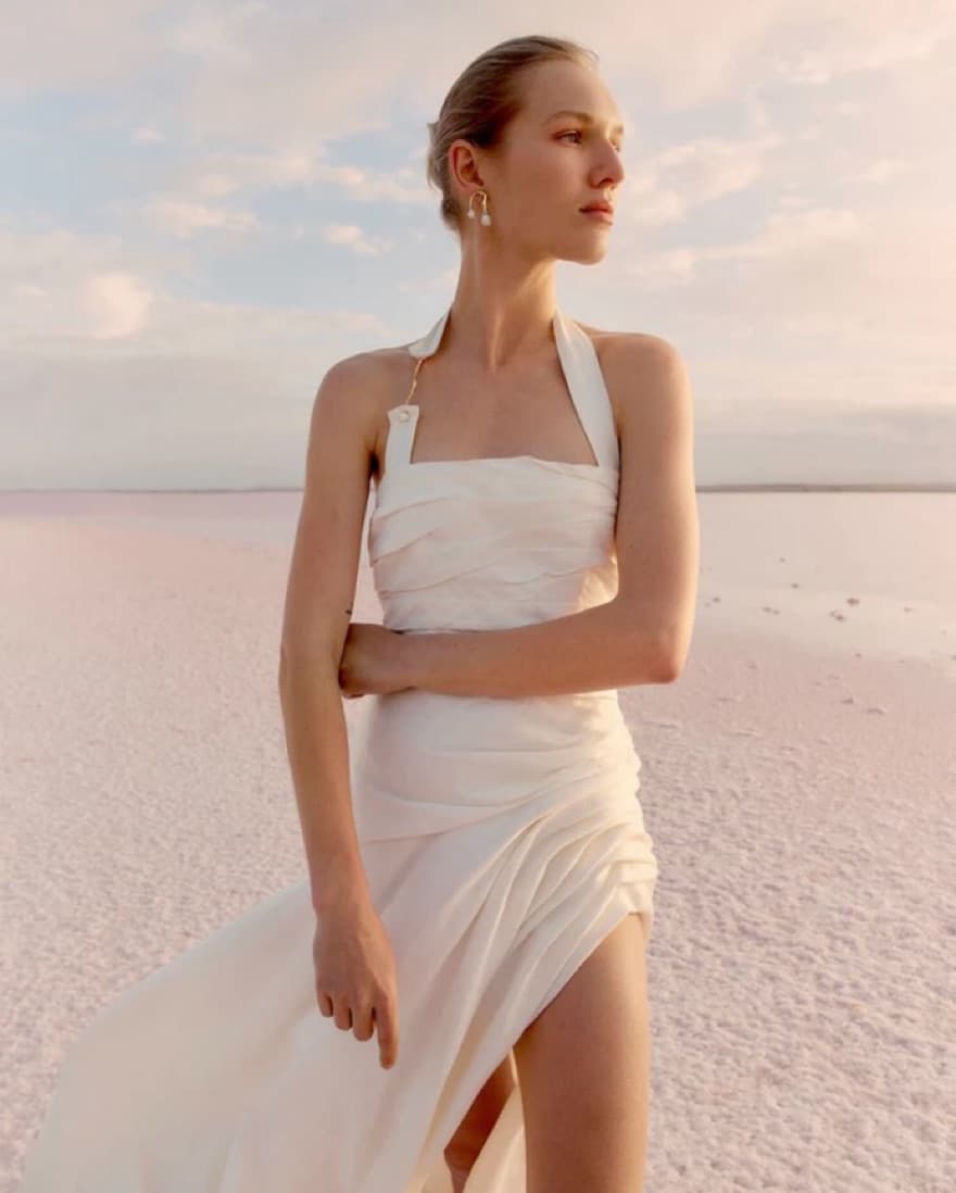 Aje Ivory Formal Dress US 4  - Image 4