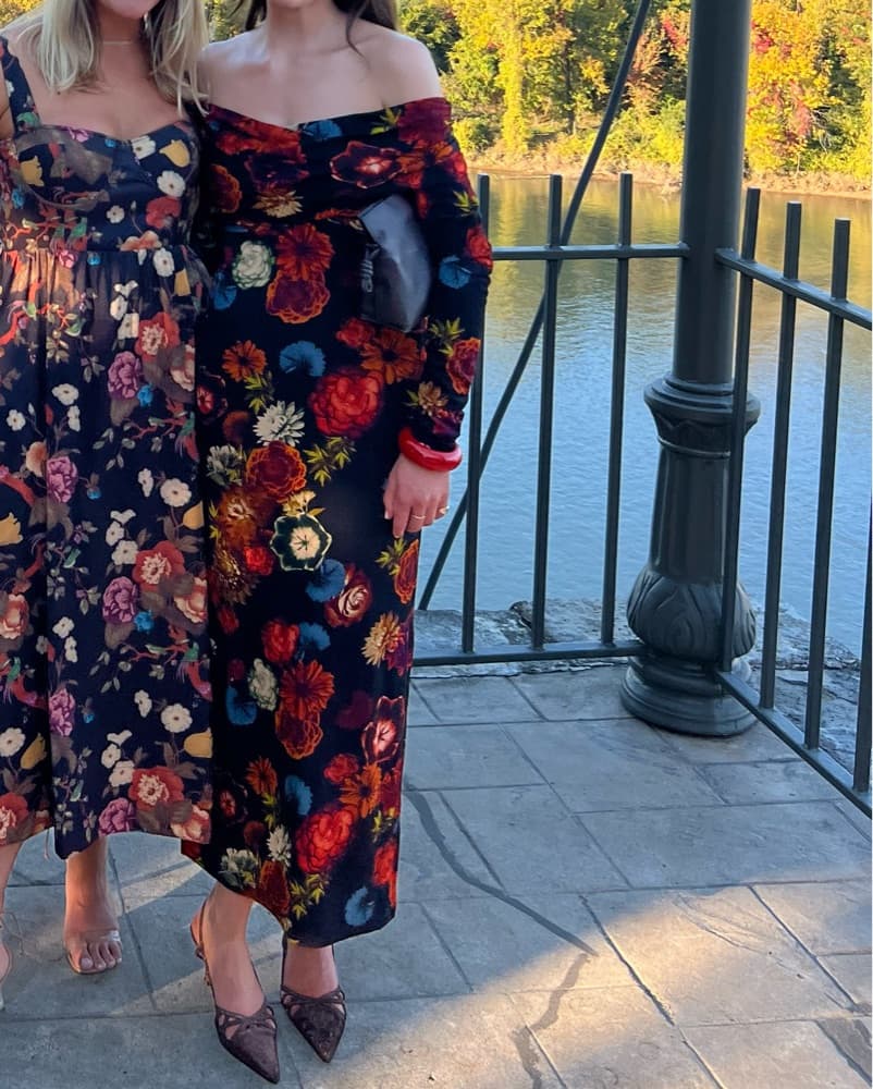 Cara Cara Floral Off-Shoulder Maxi Dress - Image 3