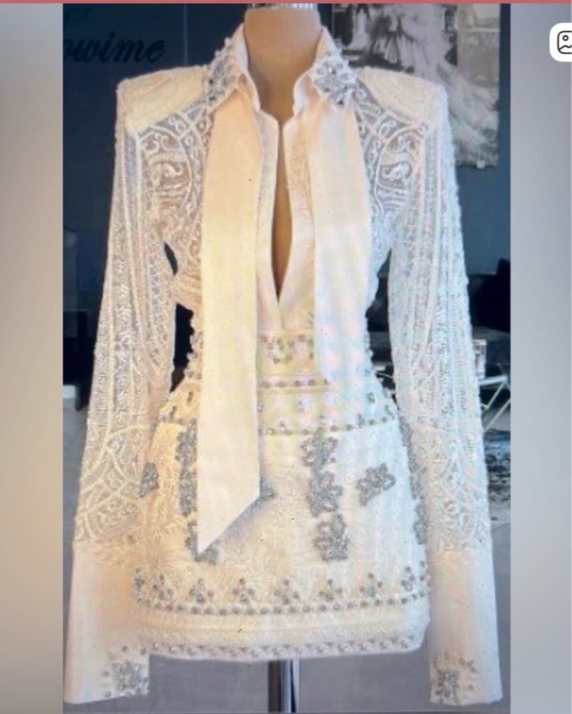Esquisite Elegant Jeweled 2-piece Suit - Image 1