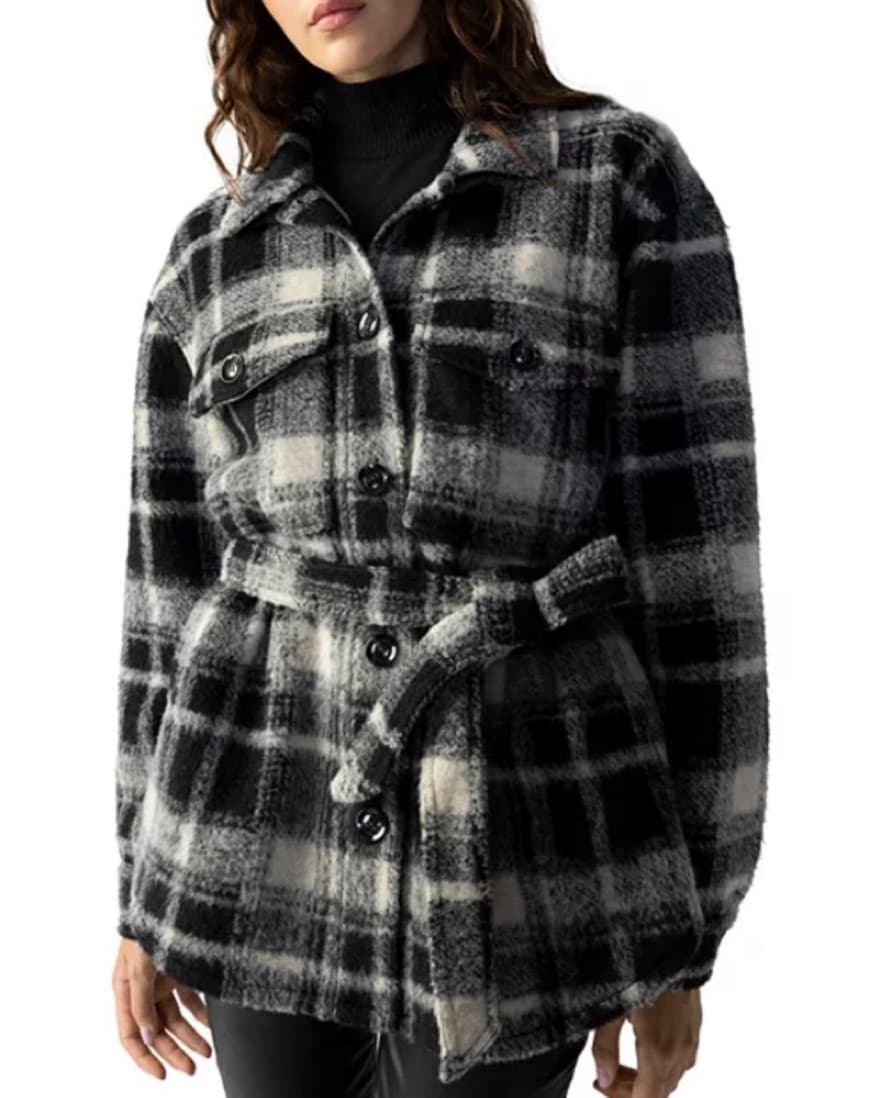 Sanctuary Shay Belted Shirt Jacket - Image 3
