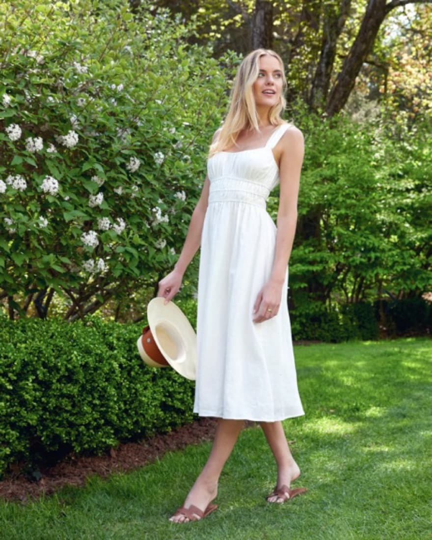 Linen Maxi Dress - Image 2