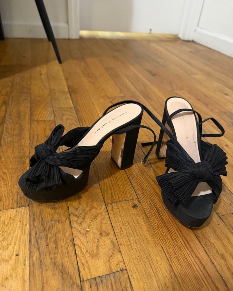Loeffler Randall  Platform Bow Heel - Image 3