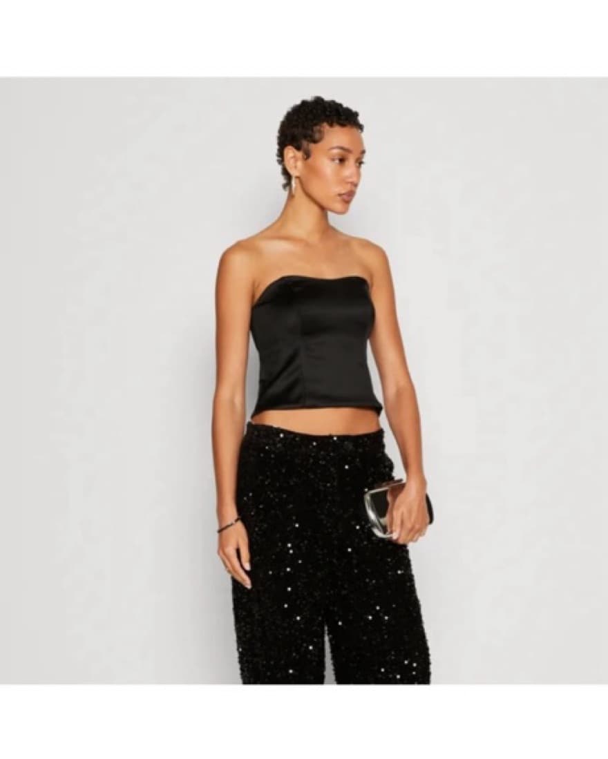 Abercrombie Satin Corset With Zipper - Image 2