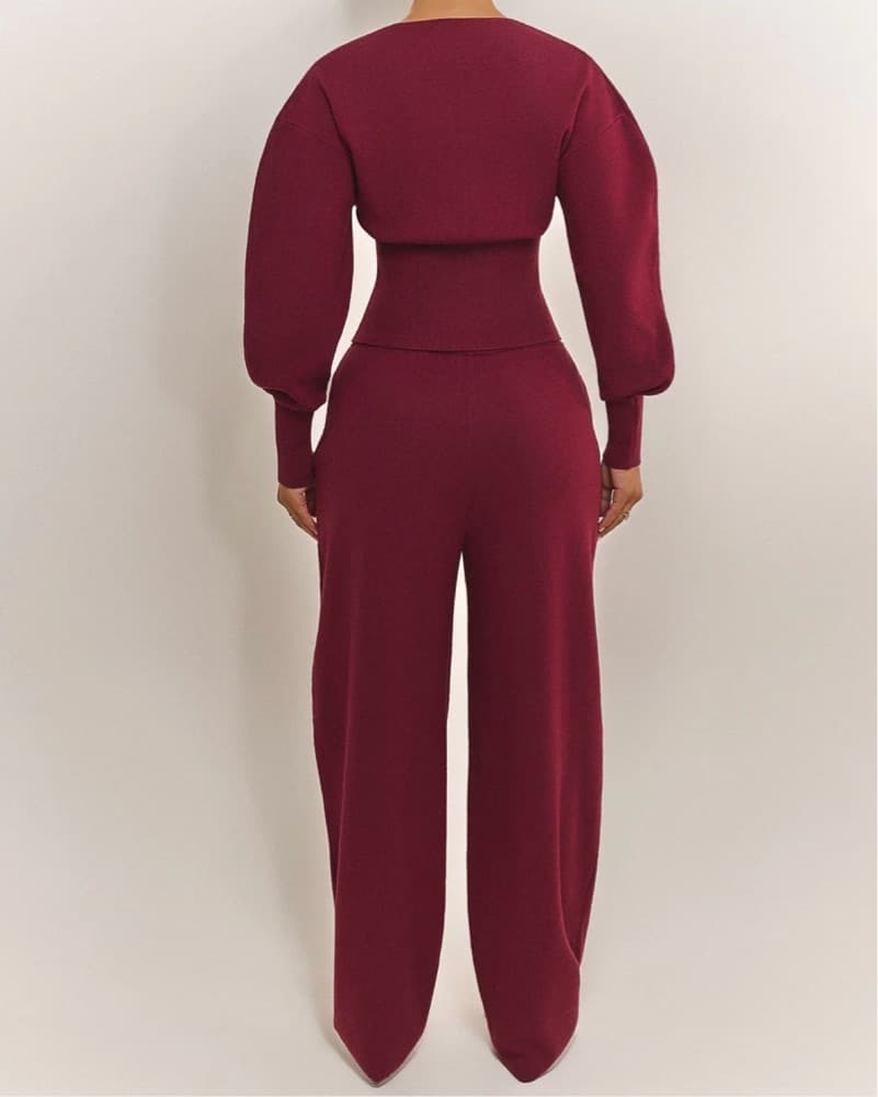 Knit Set Cardigan - Image 2
