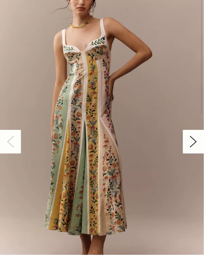 Farm Rio Linen Blend Maxi Dress - Image 1