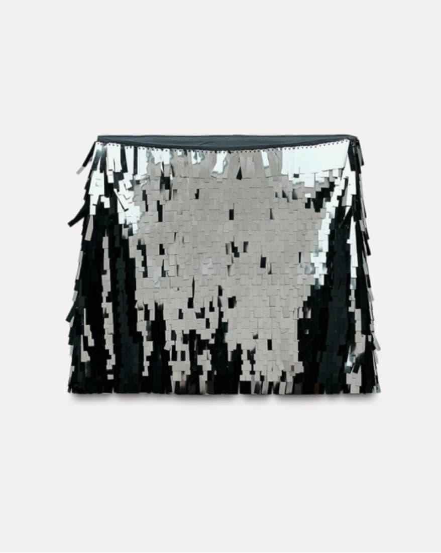Shimmering Sequin Skirt - Image 2