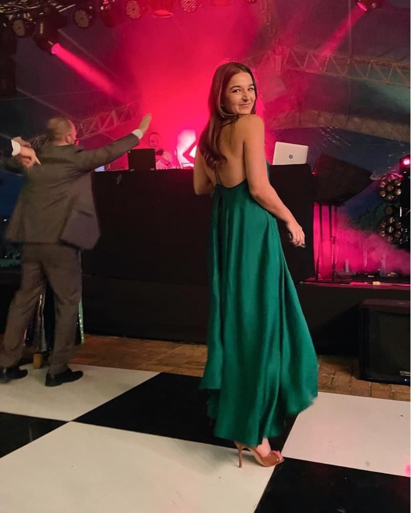 Emerald Green Reiss Dress - Image 1