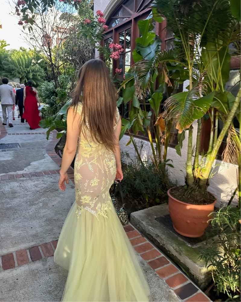 Ema Savahl Elegant Floral Mermaid Gown - Image 1