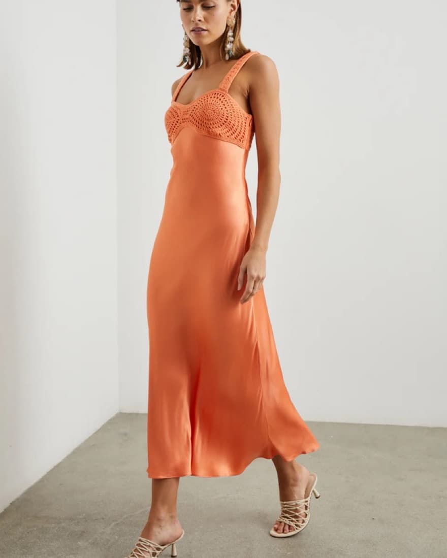 rails silk dress - Image 1