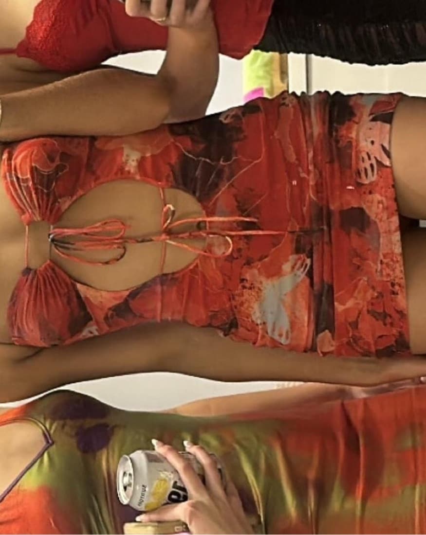 Outcast printed mini dress - Image 2