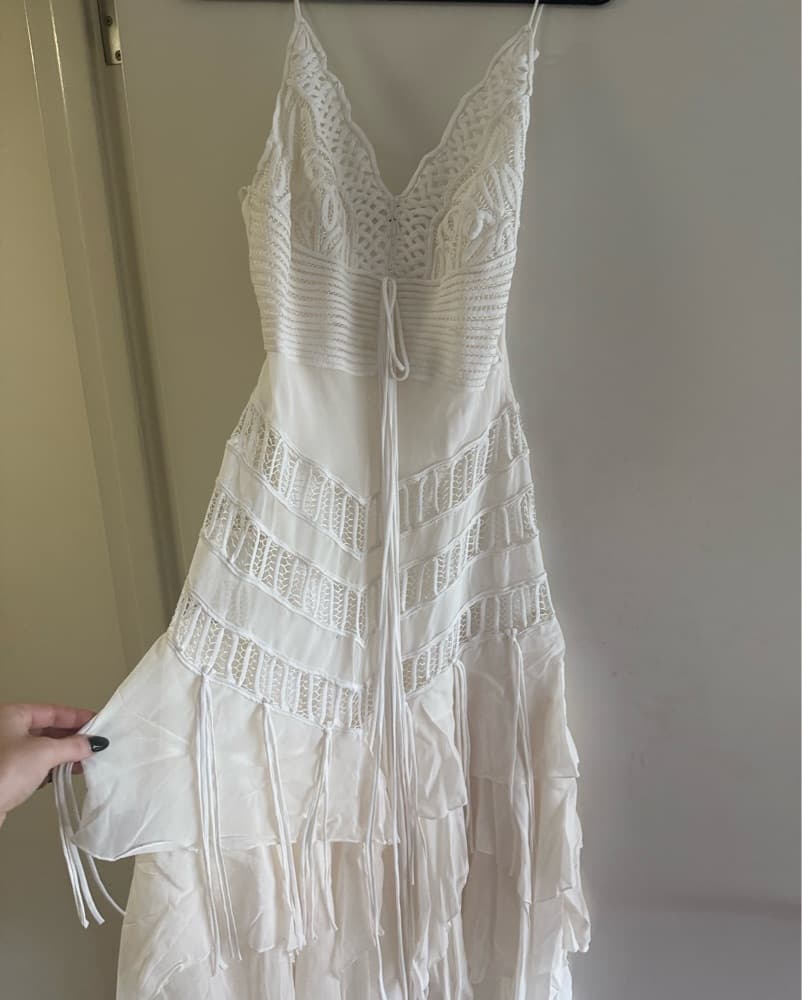 Vintage White Fairy Dress - Image 1