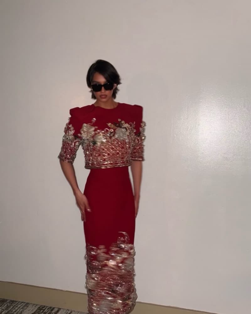 Rizman Ruzaini Orchid Embellished Set  - Image 1