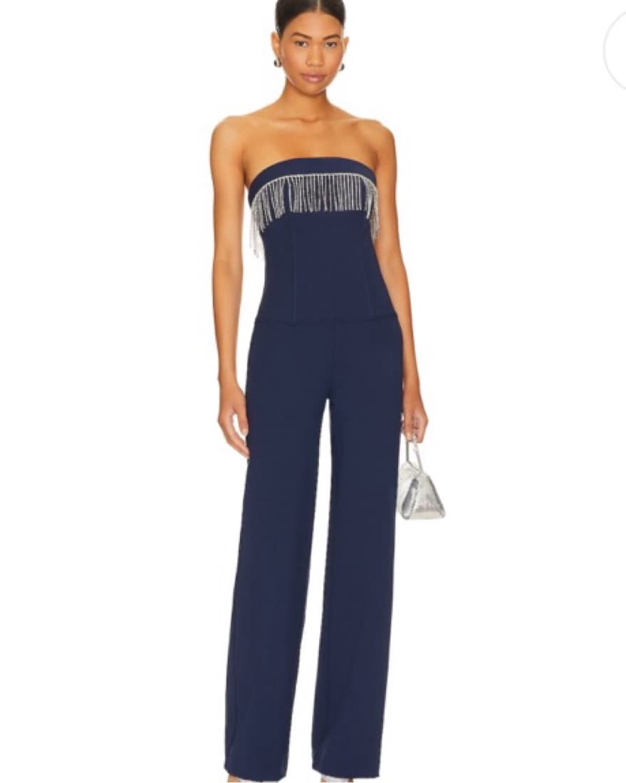 Camila Coelho Navy Jumpsuit  - Image 1