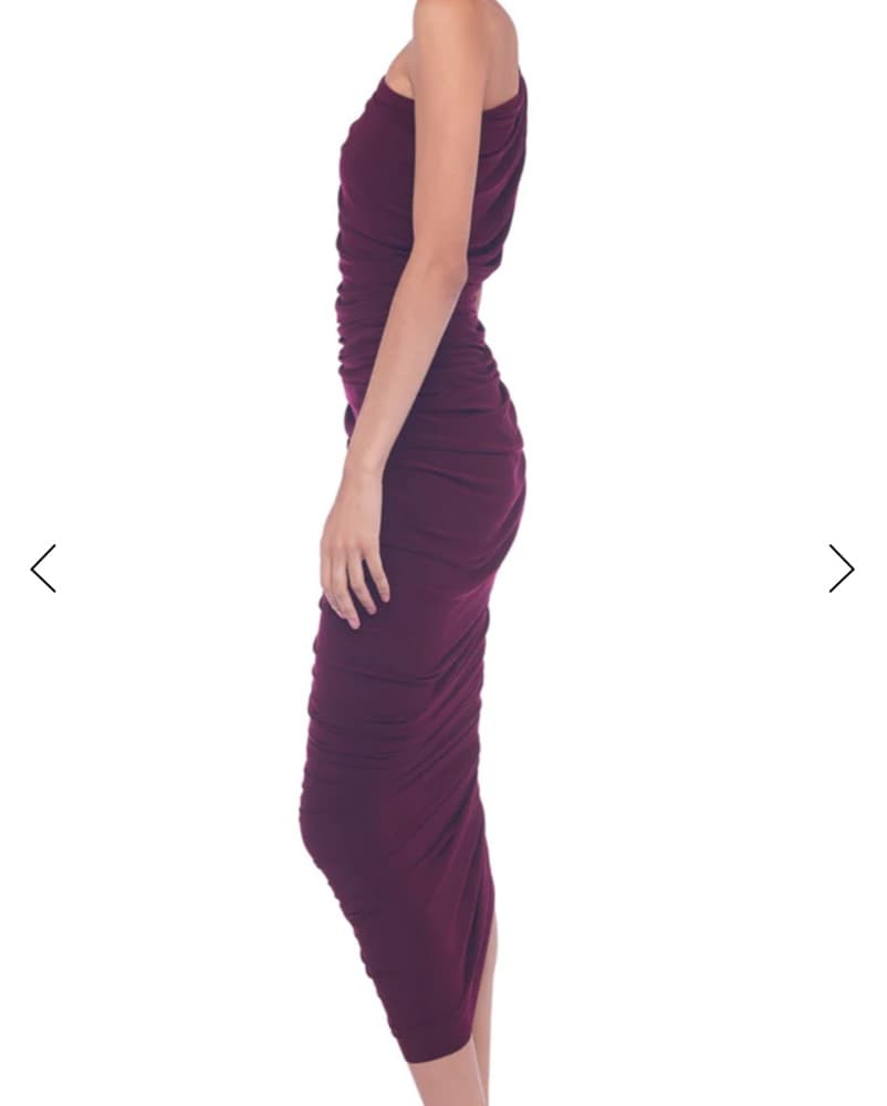 Norma Kamali One-Shoulder Diana Gown  - Image 2